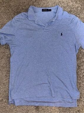 Polo Ralph Lauren Blue Custom Fit Polo